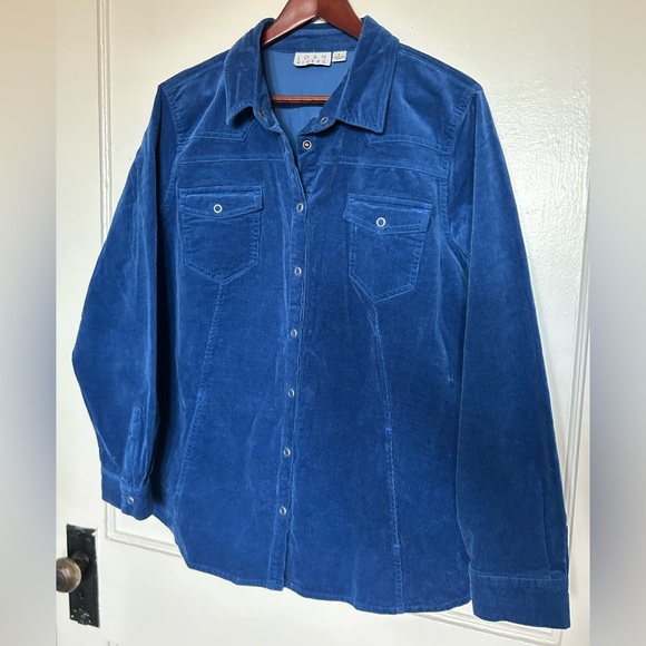 Joan Rivers Cotton Corduroy Shirt - Picture 12 of 17